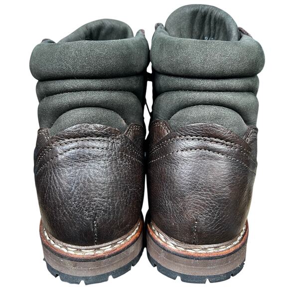 Han Wag Men’s Tashi Brown Leather Hiking Trail Boot Size US 10.5 main image 6